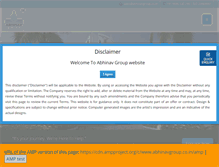 Tablet Screenshot of abhinavgroup.co.in